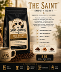 The Saint™ Smooth Roast Coffee Beans 8 oz Whole Bean Coffee